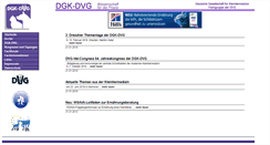 Desktop Screenshot of dgk-dvg.de