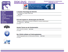 Tablet Screenshot of dgk-dvg.de